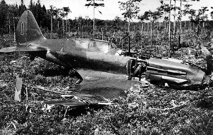 Сбитый на советско-финском фронте в июле 1941-го МиГ-3